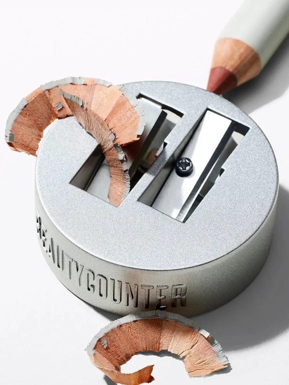 NIB Beautycounter Lip & Eye Pencil Metal Sharpener.